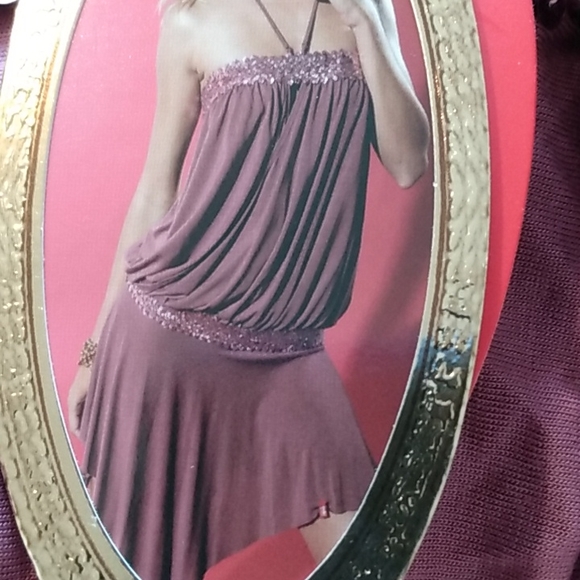 ESPRIT EDC Party Sequined Halter Dress NWT M L - Picture 2 of 8